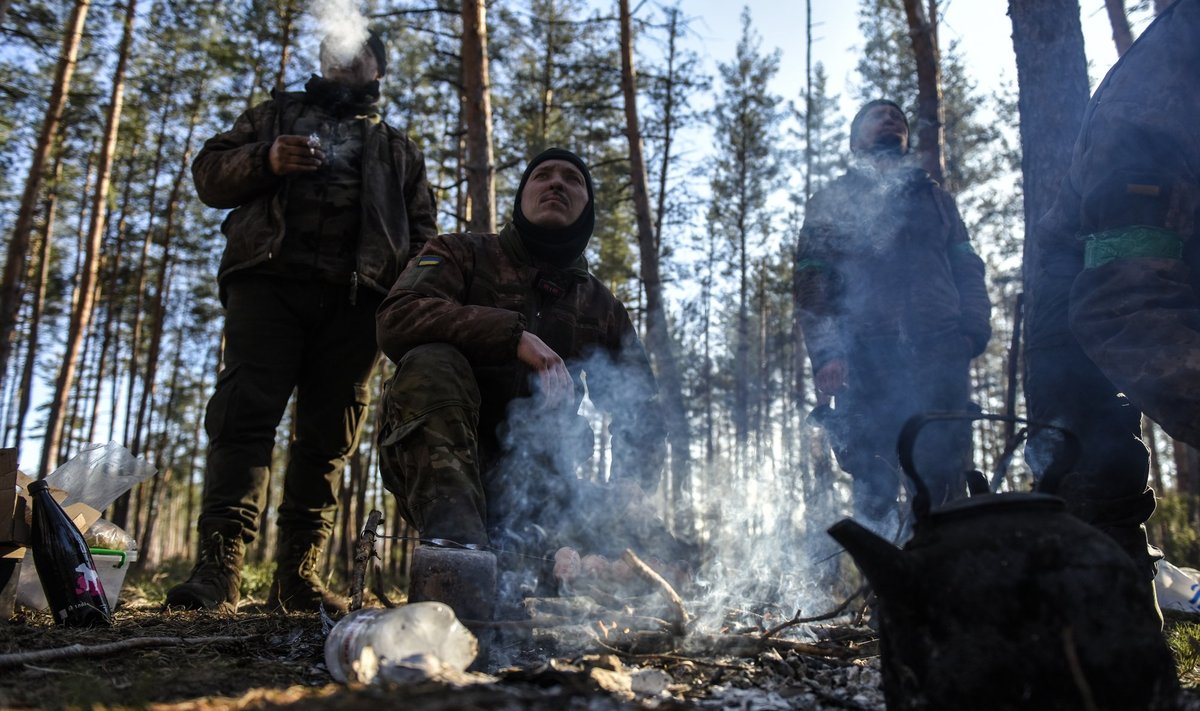 Ukraina sõdurid 27. jaanuaril Donetski oblastis