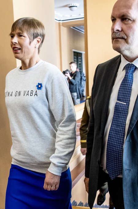 Kersti Kaljulaid ja Henn Põlluaas