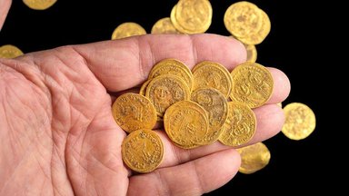 Iisraeli arheoloogid leidsid haruldase Bütsantsi-aegse kullaaarde