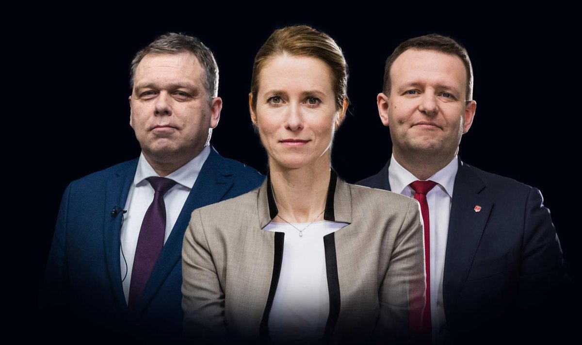 KOALITSIOONIKOLMIK: Reformierakond, sotsid ja Eesti 200 alustavad täna koalitsioonikõnelusi riigi majandus