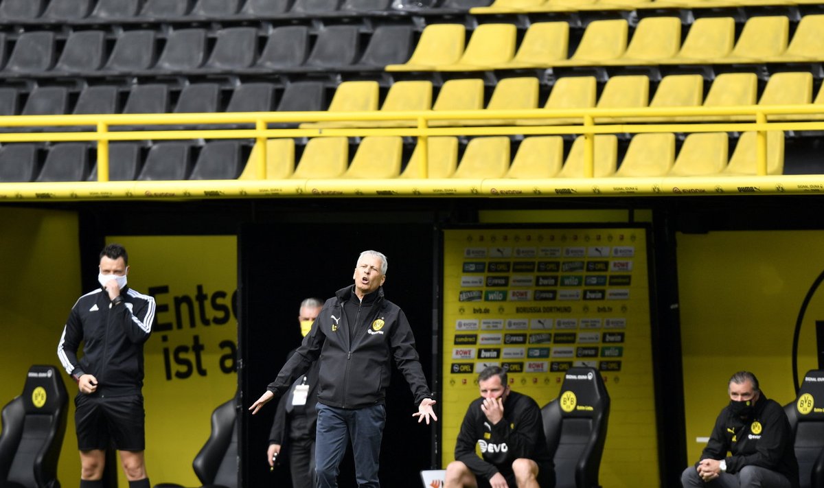 Lucien Favre juhendab Dortmundi