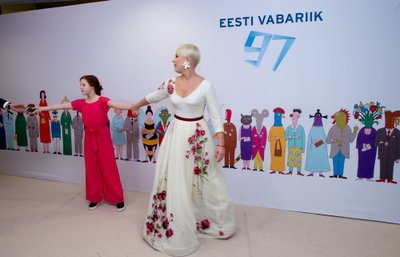 Evelin Ilves tütrega EV97