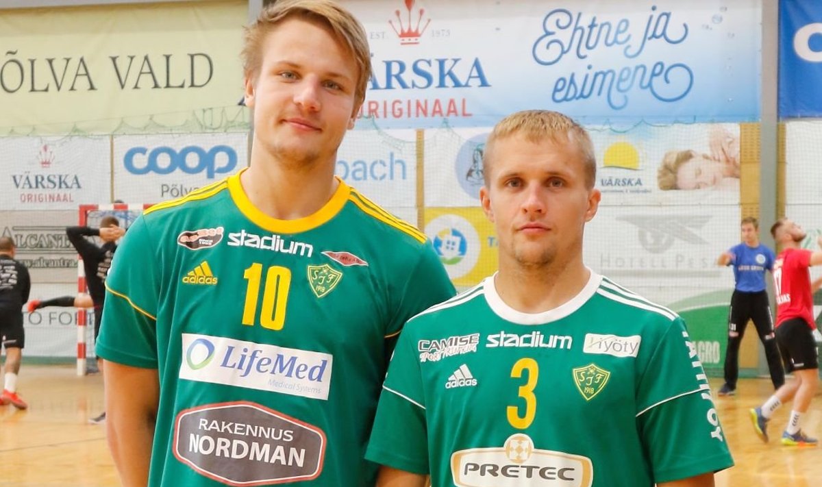 Soome meistrivõistluste värsked pronksivõitjad Sten Maasalu (vasakul) ja Ott Varik.