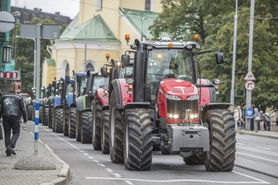 Põllumeeste meeleavaldus Tallinnas 2016.