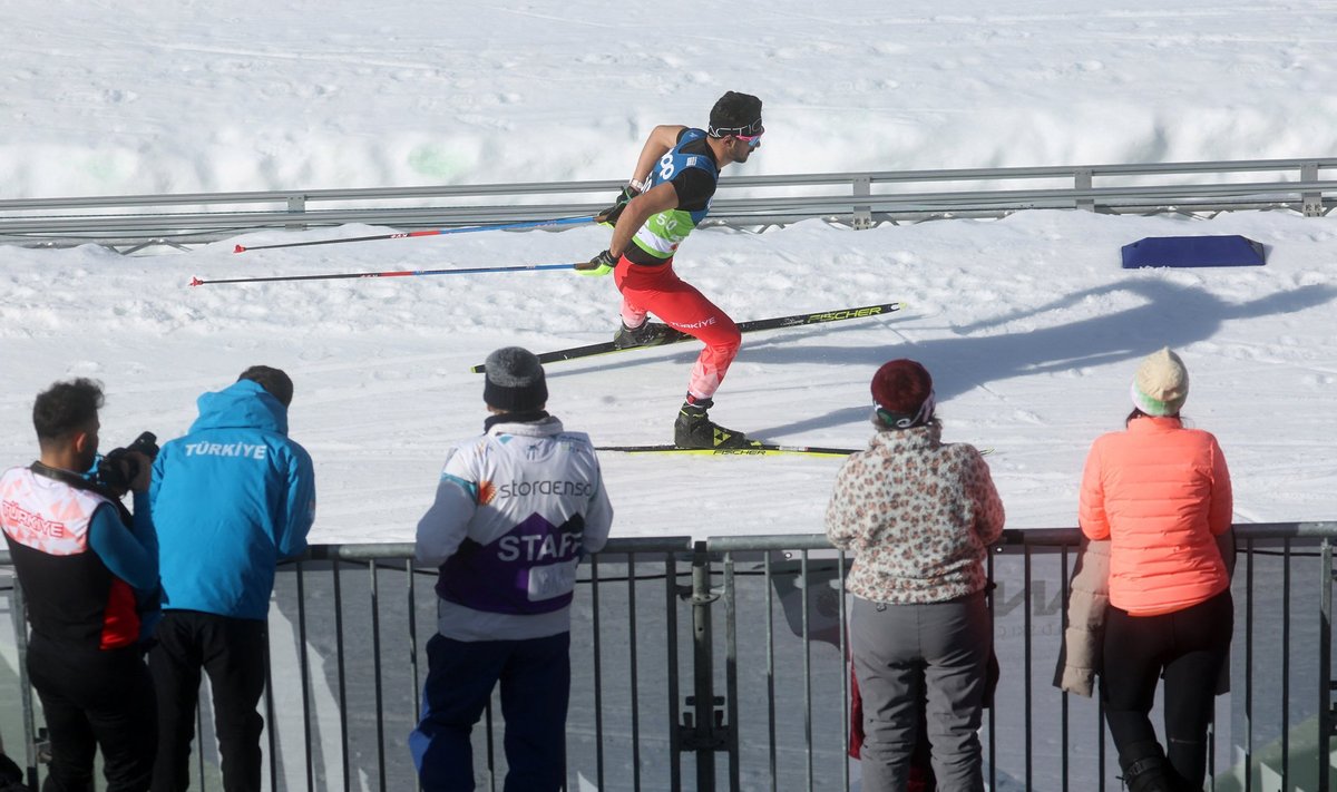 Hamit Tarik Aydin Planica MM-il 10 km vabatehnikasõidu kvalifikatsioonis.