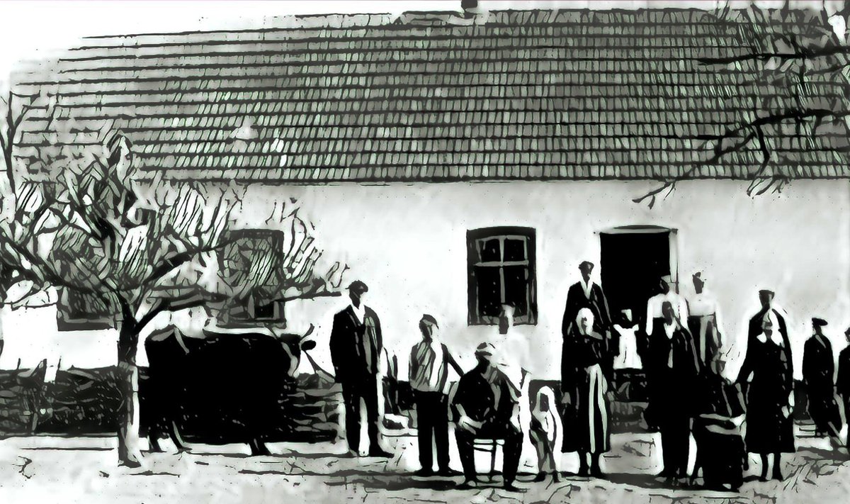Hiiurootslaste järeltulijad Ukrainas Gammalsvenskby külas 1929. aastal