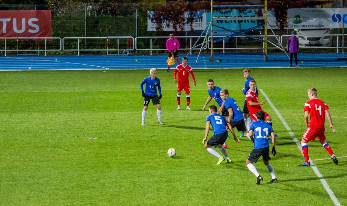 Eesti U21 koondise mäng Venemaaga