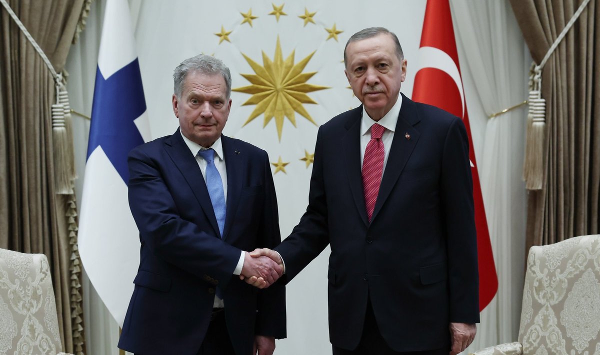 Soome president ja Türgi president kohtumisel