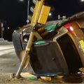 ВИДЕО | В Ласнамяэ пьяный водитель на Bolt Drive врезался в автобус. Автомобиль перевернулся на крышу