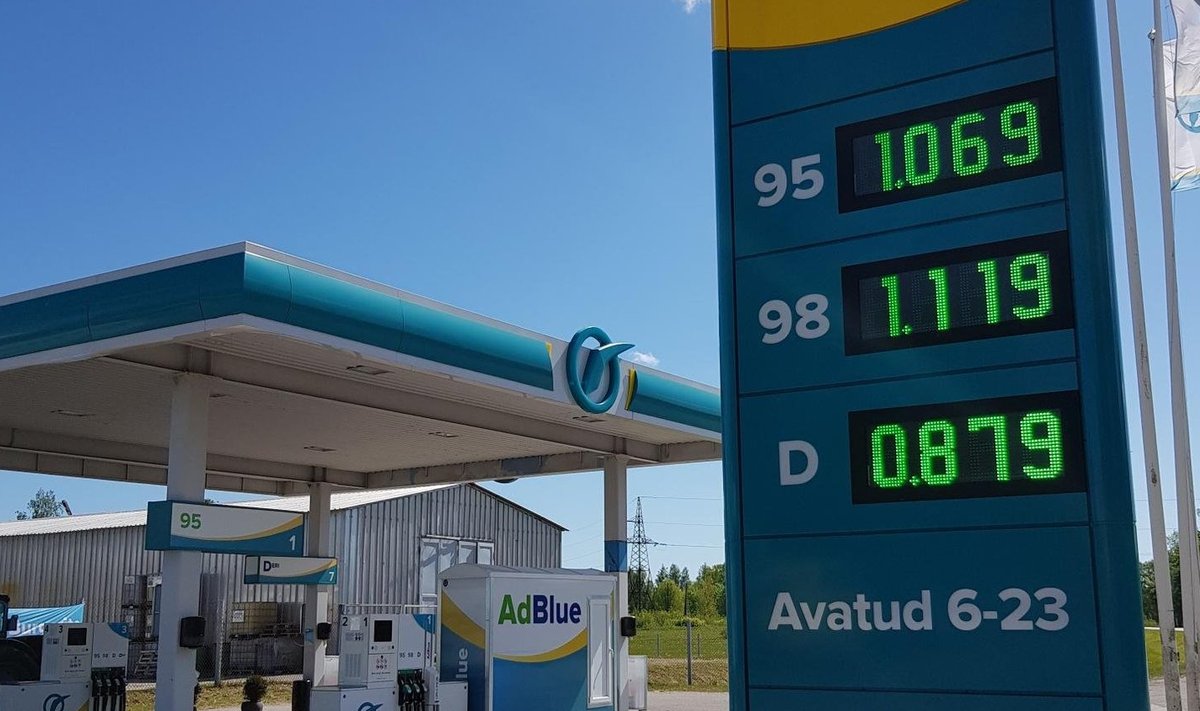 Terminal Oil algatas 02.06 kütusehindade languse.
