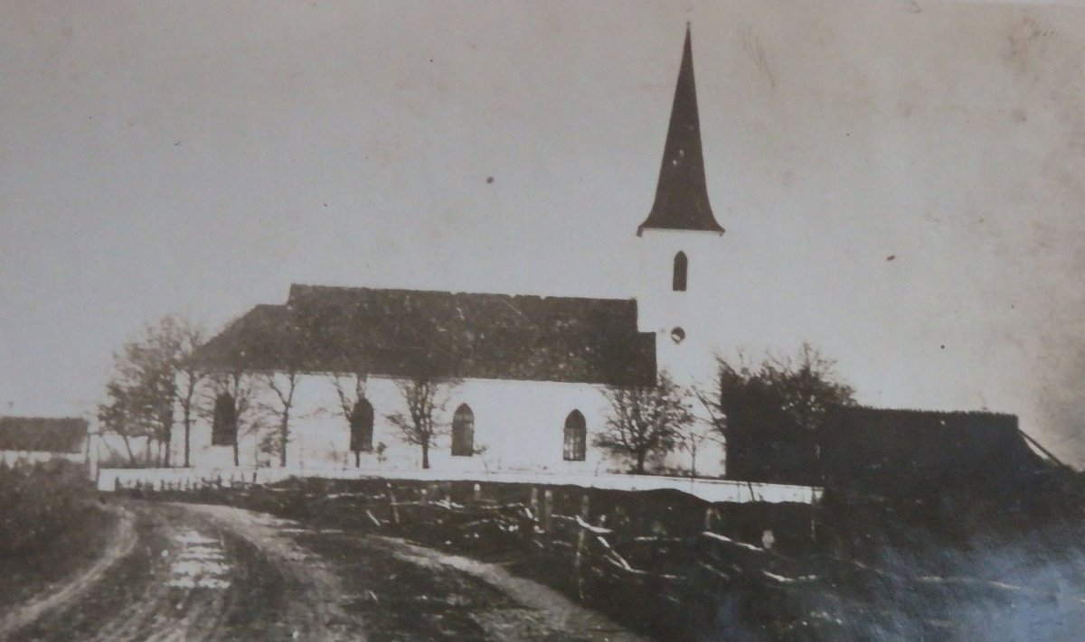 Anseküla kirik kahe maailmasõja vahelisel ajal.