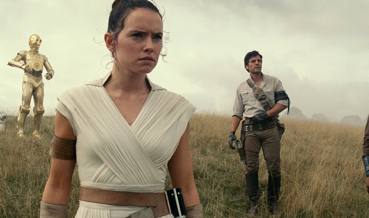 Rey ja teised ikoonilised tegelased „Tähesõdade“ filmisarjast.