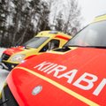 В столкновении BMW и Volkswagen на шоссе Таллинн-Нарва пострадали три человека
