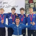 Eesti noored vehklejad võitsid Bahreinis pronksi ja tõusid maailma edetabelis kolmandaks 