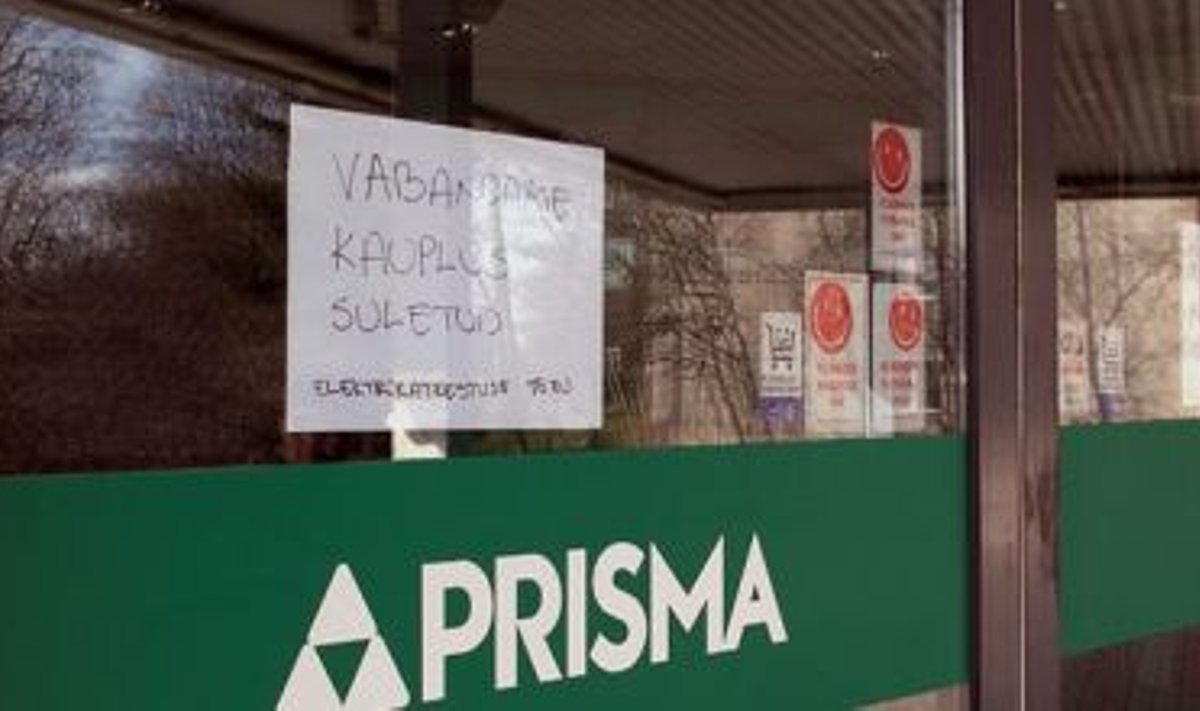 FOTOD: Elektrikatkestus sulges Mustamäe Prisma - Delfi