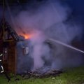 FOTOD | Viljandimaal põles öösel saun maani maha