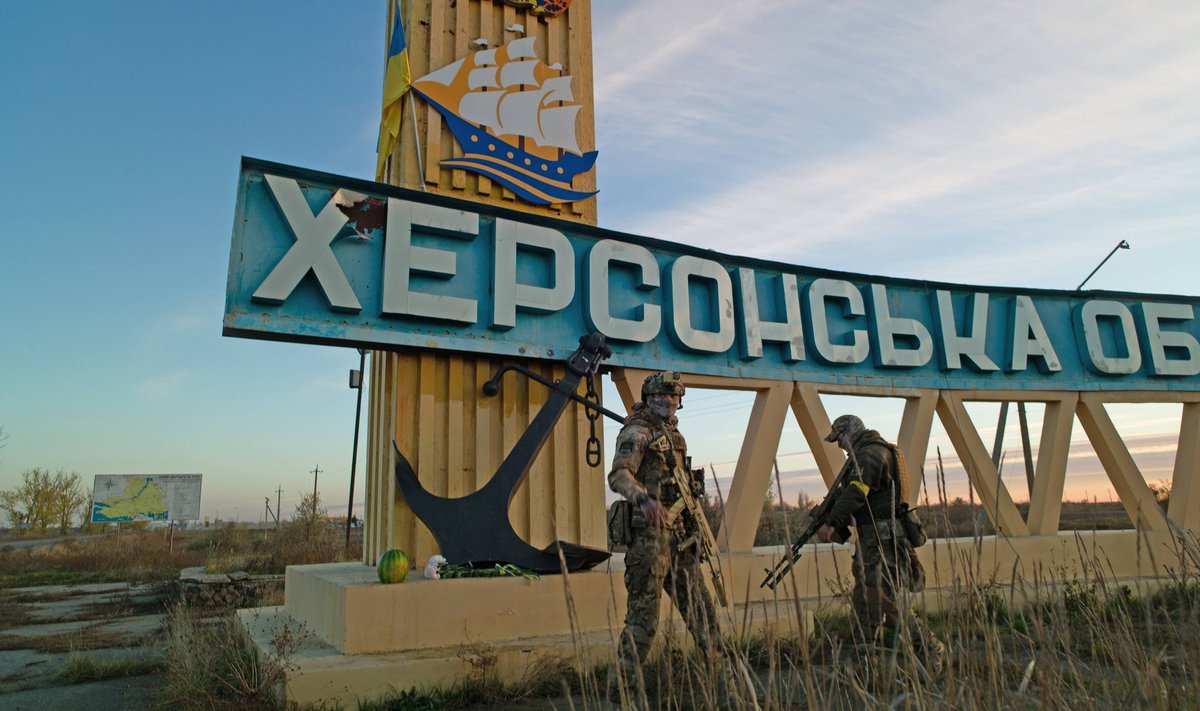 Ukraina sõdurid vabastatud Hersonis