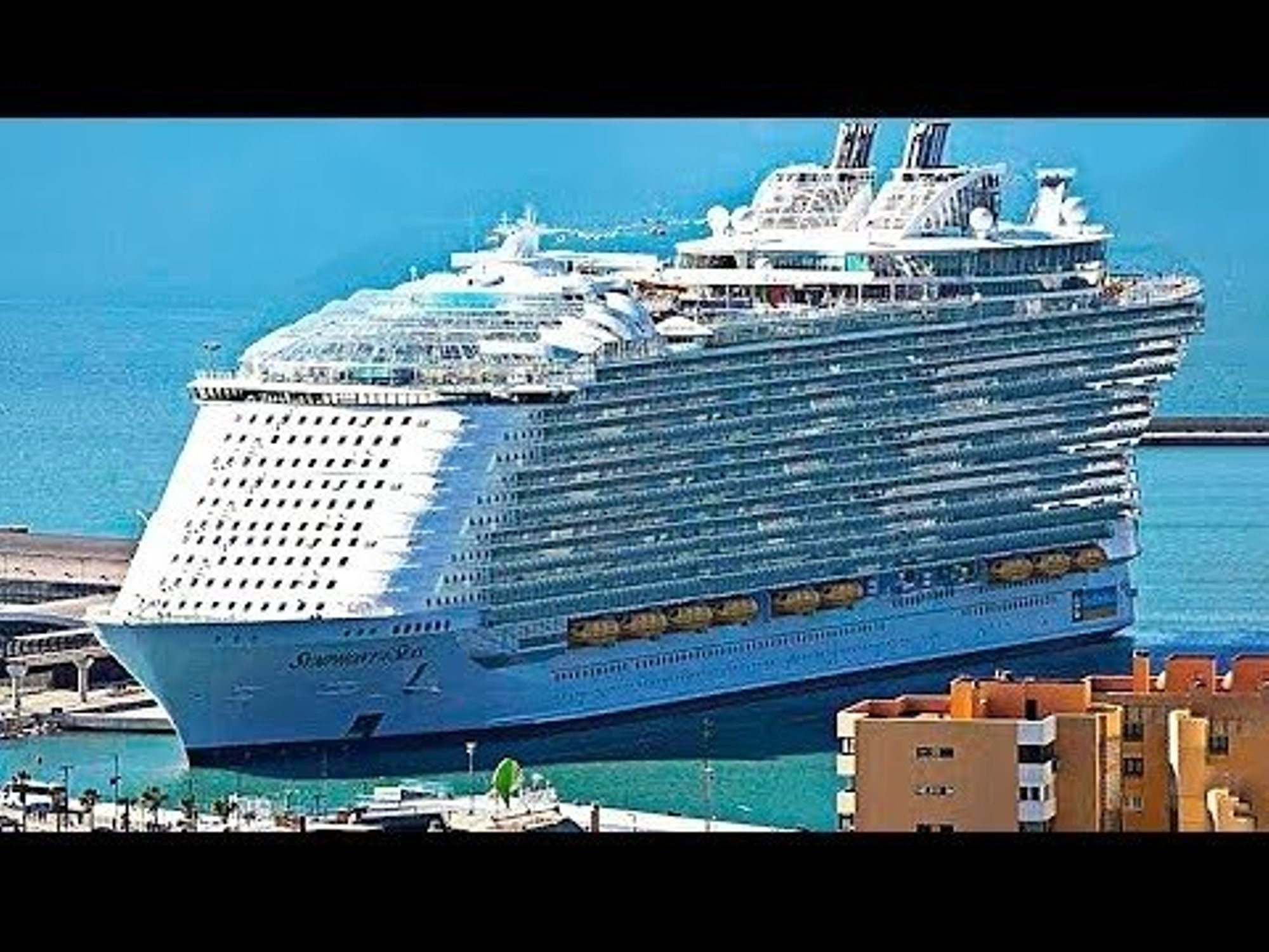 Океан большие корабли. Самый большой пассажирский лайнер корабль в мире. Самый большой круизный лайнер в мире 2021. 18 Палубный круизный лайнер.