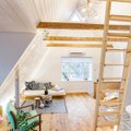 Loft vanaisa ehitatud majas Saaremaal
