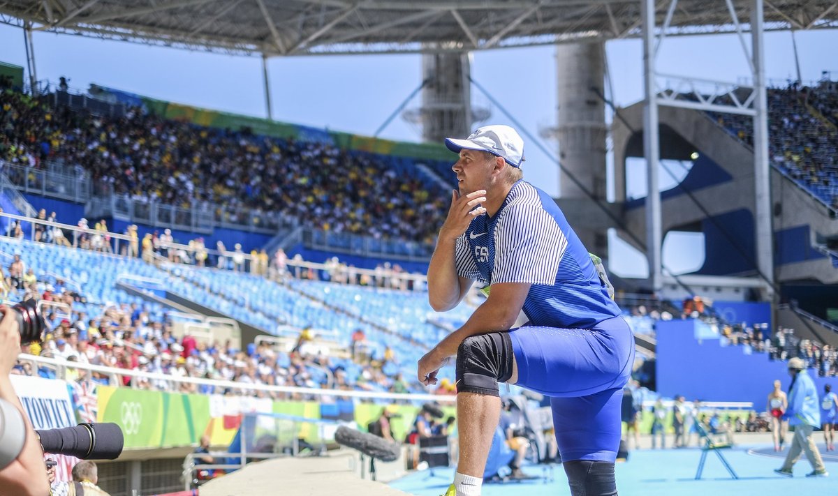 Gerd Kanter Rio olümpia meeste kettaheite finaalis