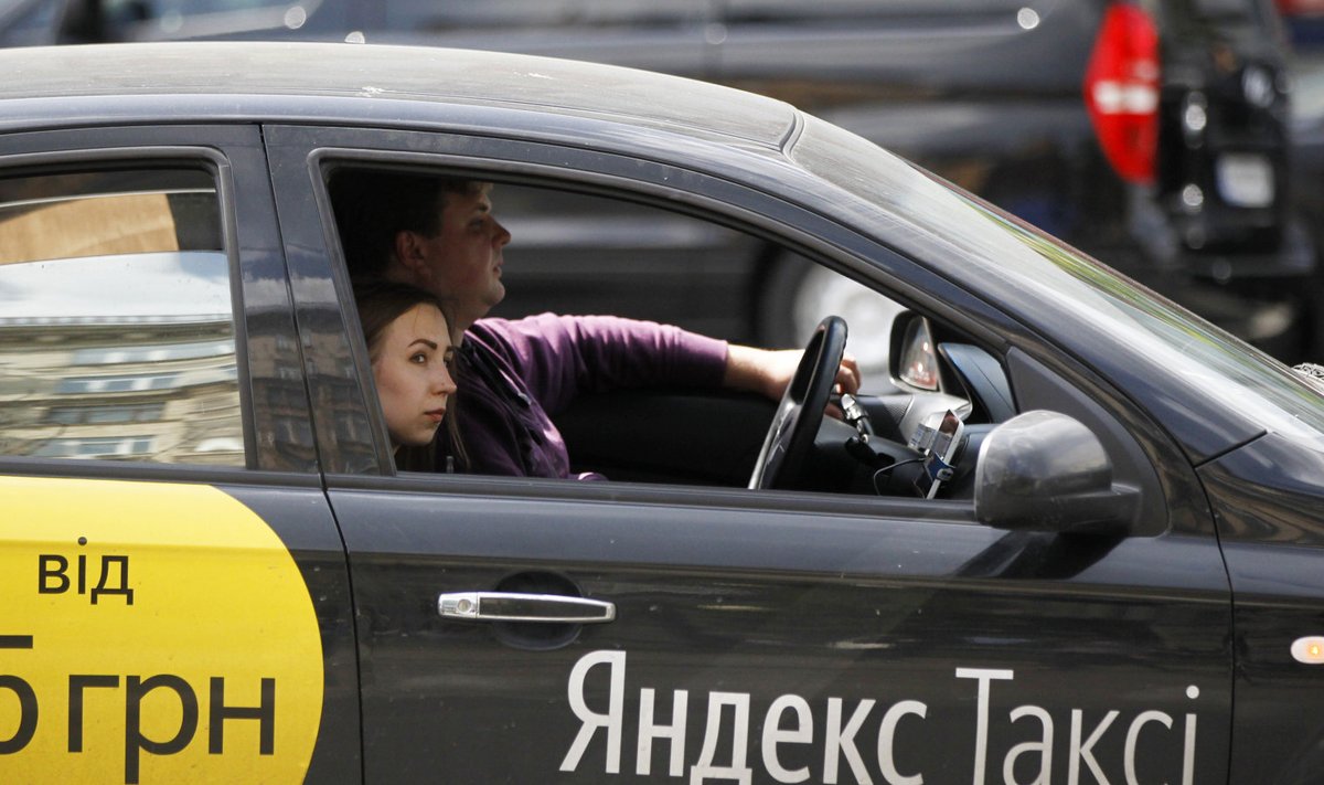 Yandexi takso mõned aastad tagasi Kiievis