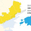 KAART | Vaata, mitu Eestit mahuks Ukraina alale, mille Putin täna Venemaaks kuulutab
