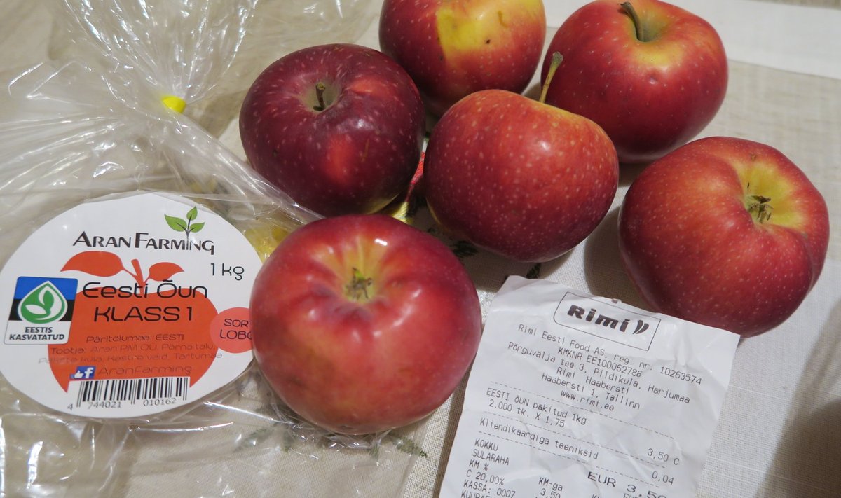 Rimis müügis olnud Aran PMi õunad 'Lobo', mis ekspertide sõnul siiski selleks sordiks ei osutunud. Õuntelt leiti niisuguste taimekaitsevahendite jääke, mida Eestis kasutada ei tohi.