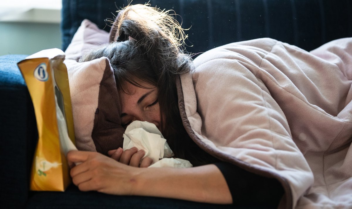Respiratoorsete viirushaiguste puhul on oluline puhata ja juua piisavalt vedelikke