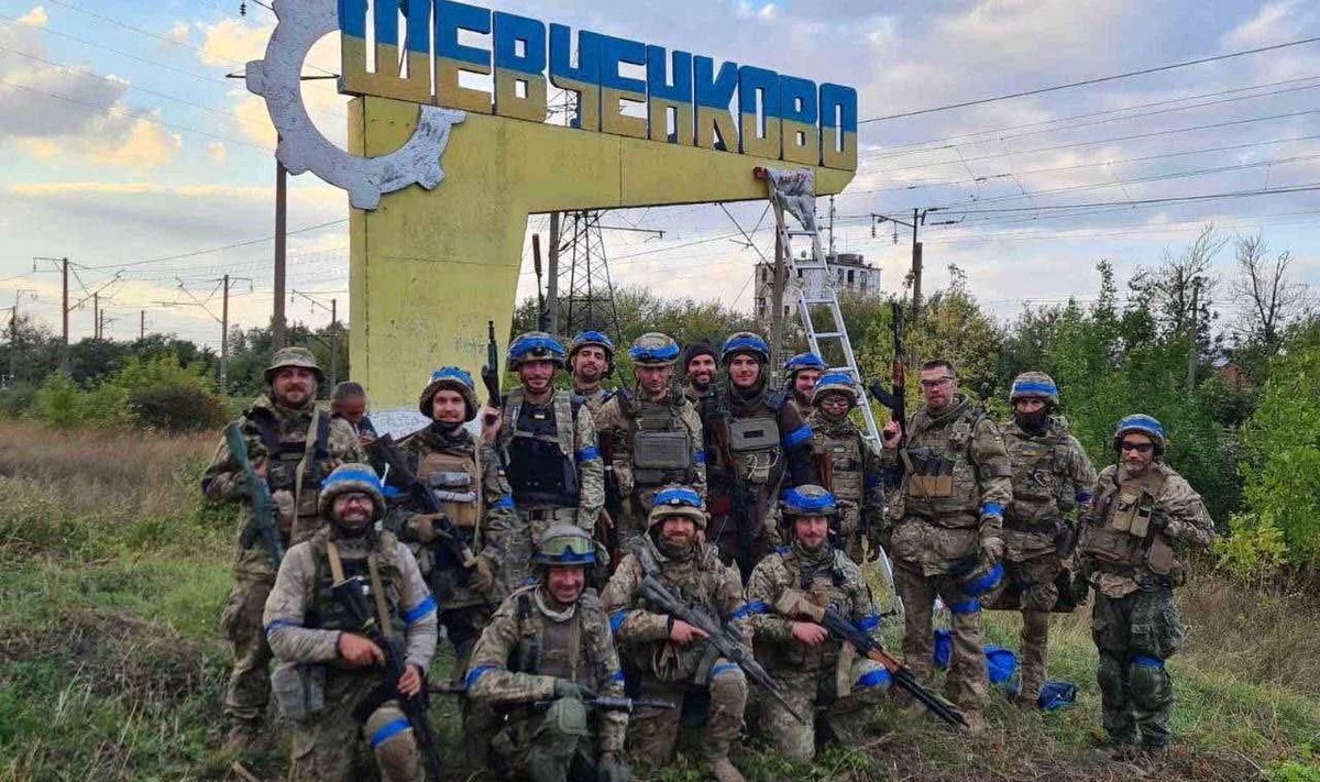 Võidukad Ukraina sõdurid