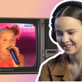 VIDEO | Alika reageerib oma esinemistele läbi aegade: üheksa-aastasena selline enesekindlus?