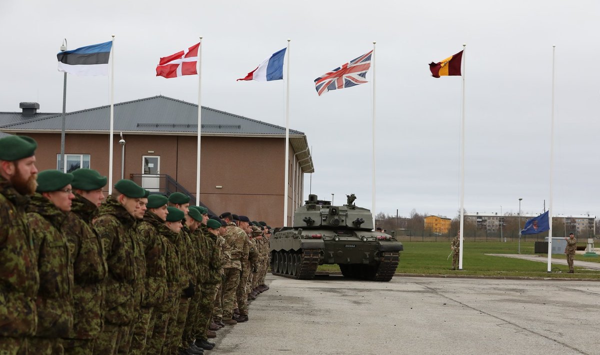 Harjutuse Tractable käigus Eestisse jõudnud Ühendkuningriigi üksus alustas teenistust