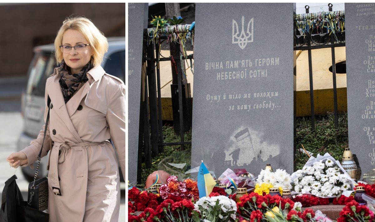 Paremal Kiievi Iseseisvuse väljak, Maidani sündmuste ohvrite mälestamine