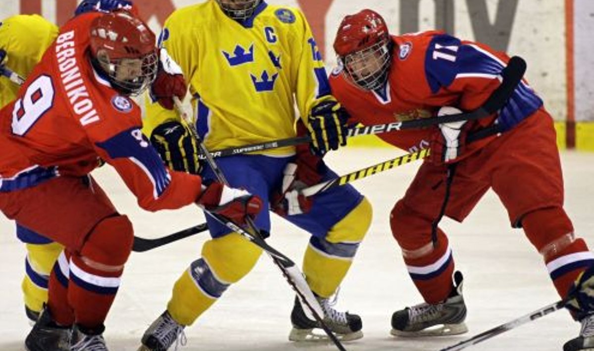 Noorte jäähoki MM-i finaali jõudsid USA ja Rootsi - Delfi Sport