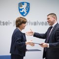 FOTOD | Europoli uus tegevjuht Catherine de Bolle andis Tallinnas töölepingule allkirja