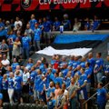 VIDEO | Rahvusvaheline võrkpalliliit kutsus tulihingelised Eesti fännid EM-i finaali vaatama
