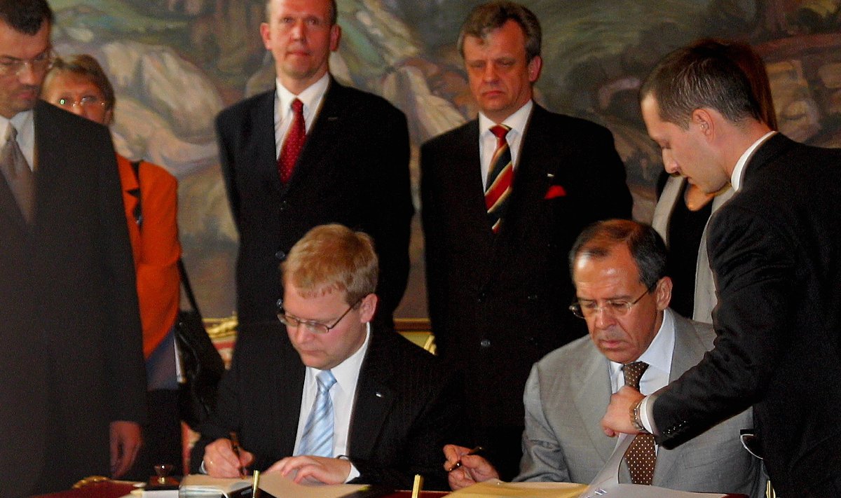 2005. aastal kirjutasid piirilepingule alla Urmas Paet ja Sergei Lavrov, samad mehed teevad seda uuesti ka üheksa aastat hiljem