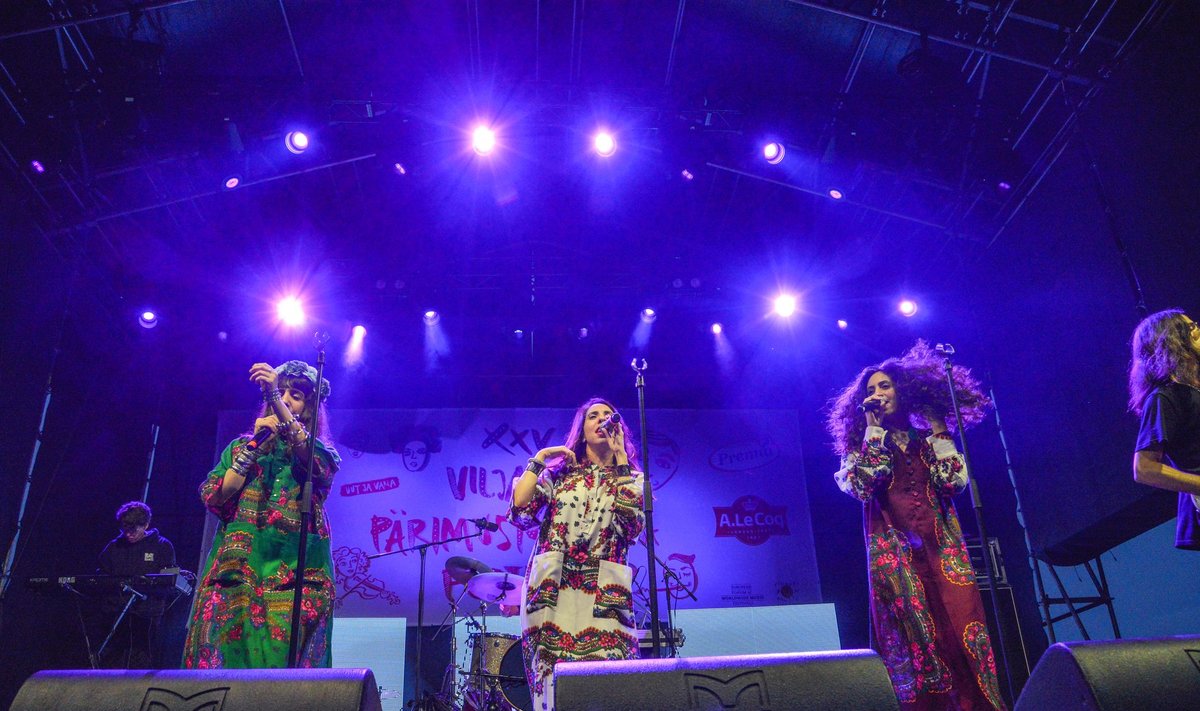Tänavuse festivali kõige elektroonilisem esineja, juudi jemeniitide bänd A-Wa pakkus publikule rokikontserdi elamust.