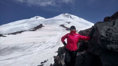 Elbruse Päästjate kaljudel. Päev enne tipurünnakut.