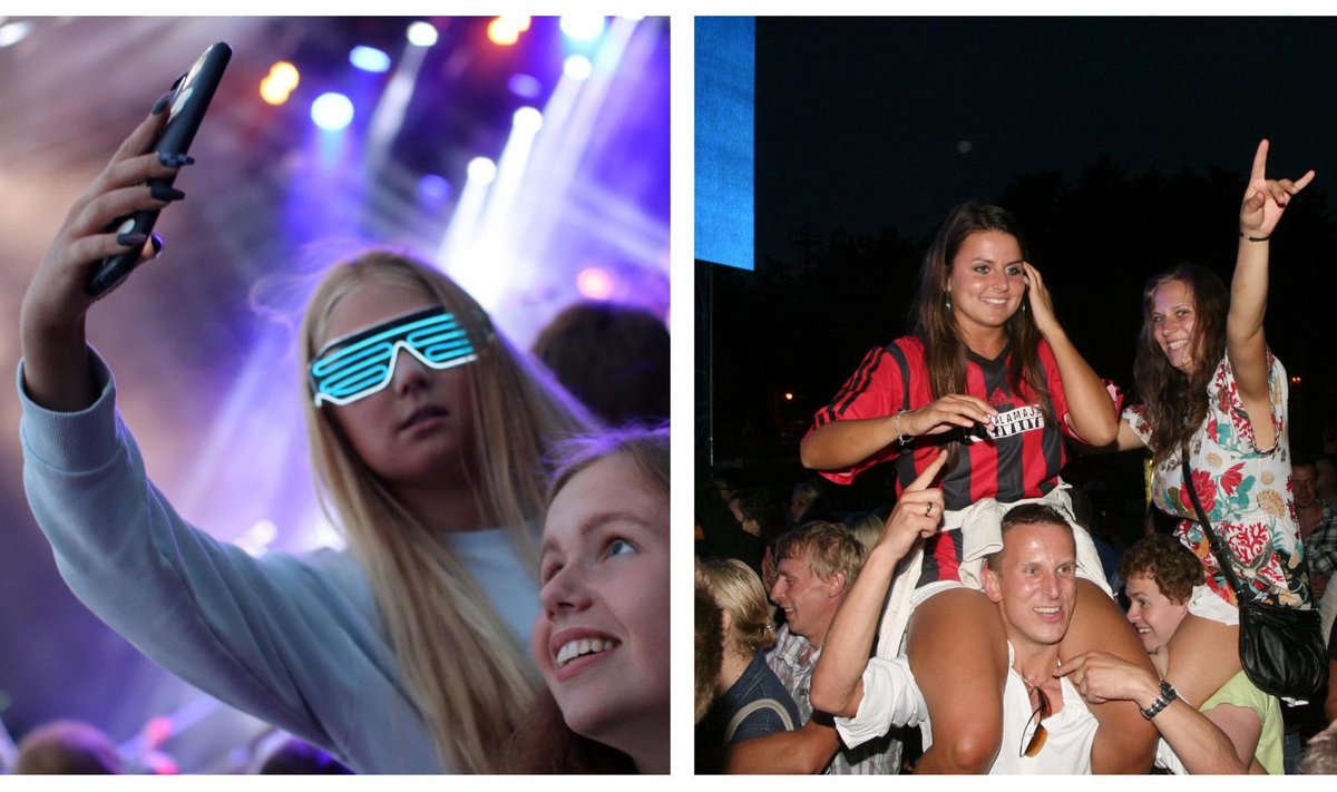 Smilers ja fännid läbi aegade.