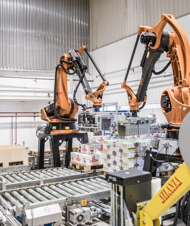 Orkla Põltsamaa tehases töötavad pakkimisrobotid Robert ja Roberta, kes teevad ära mitme inimese töö.
