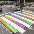 Яркие краски на пешеходных переходах Испании