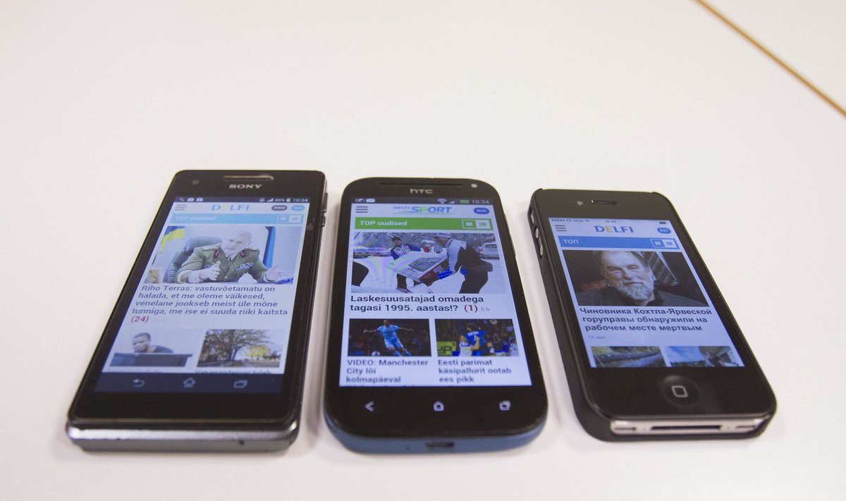 Delfi mobiili app