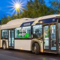 ФОТО | В TLT протестировали первый электробус-гармошку на улицах Таллинна