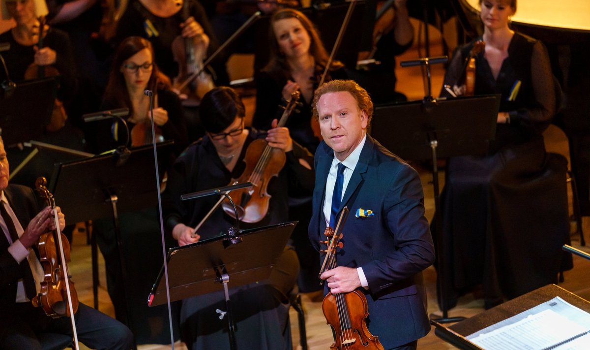 “Odessa Classics Tallinn” avakontserdil Estonia kontserdisaalis esines maailma üks tuntumaid viiuldajaid Daniel Hope.