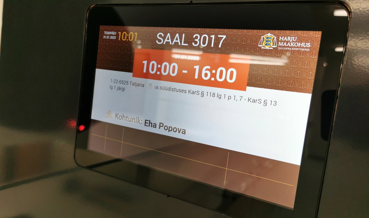 Oma lapse surma põhjustamises süüdistatav Tatjana teisipäeval kohtusse ei ilmunud.