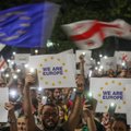 ВИДЕО | В центре Тбилиси прошла массовая акция „Домой в Европу“