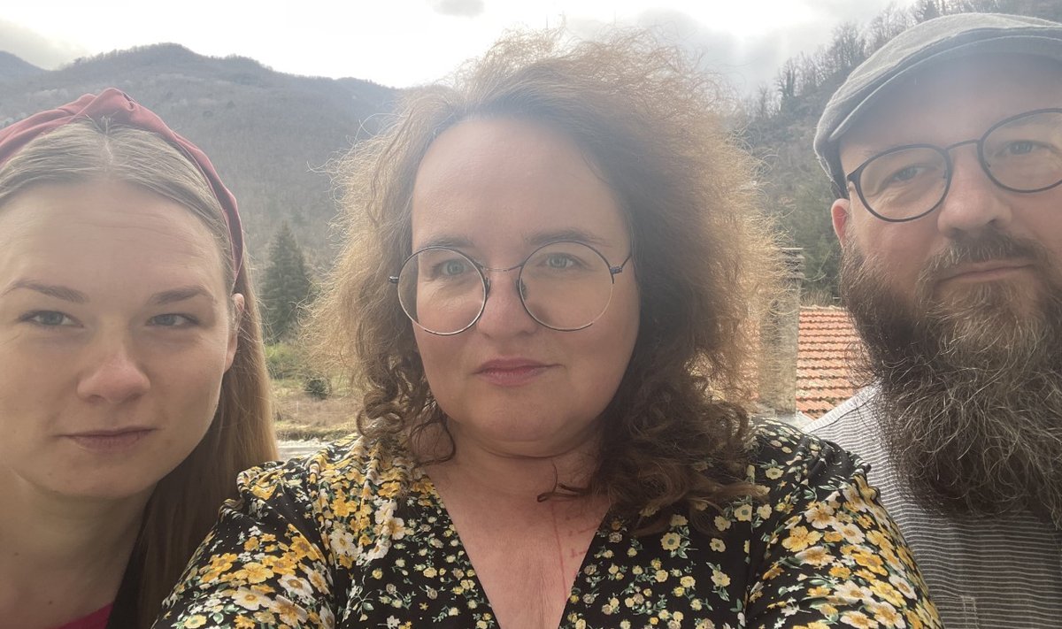 MAJAOMANIKUD Triinu Keskpaik, Sandra Jõgeva ja Henrik Jõgeva Itaalias.