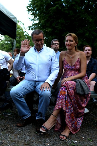 Toomas Hendrik Ilves ja Ieva Ilves Schilling festivalil 2016