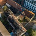 ФОТО | Подозреваемый в поджоге зданий в центре Пярну взят под стражу на два месяца