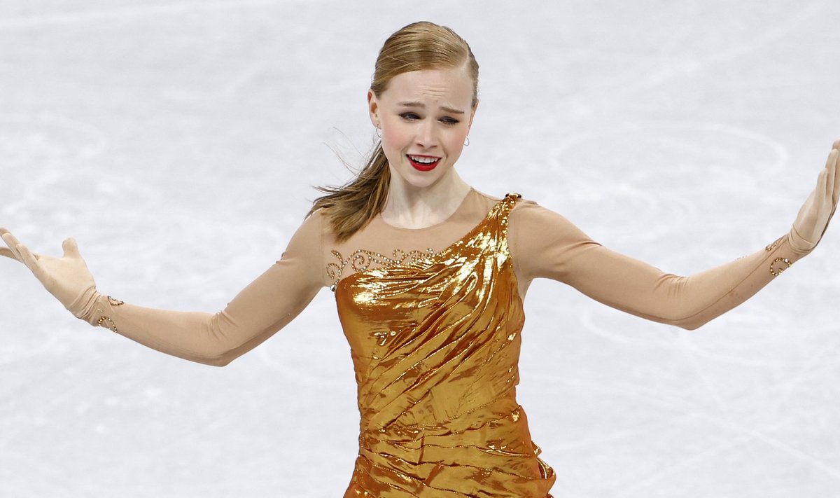 Eva-Lotta Kiibus Pekingi olümpiamängudel.